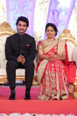 Hero Aadi Wedding Reception Photos
